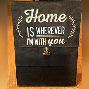 Home decor wooden sign